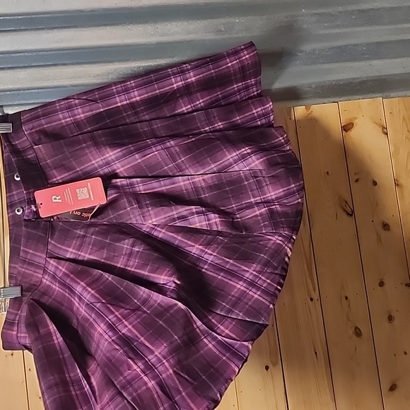 Romwe Skirt Plaid Size Large NWT - Picture 5 of 7